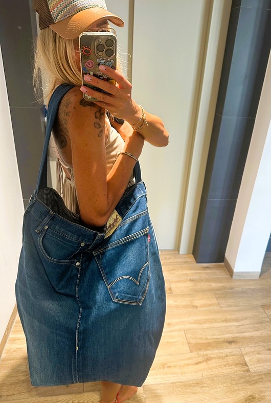 torby XXL Torba jeansowa Melisa Levi's