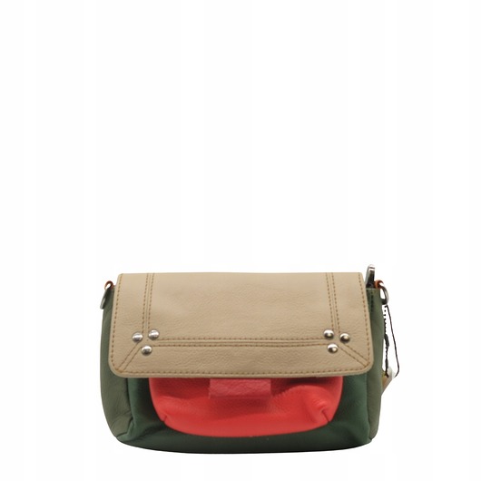 torby na ramię Torebka skórzana, miękka, na ramię długi pasek oryginalna zero waste OLIVKA