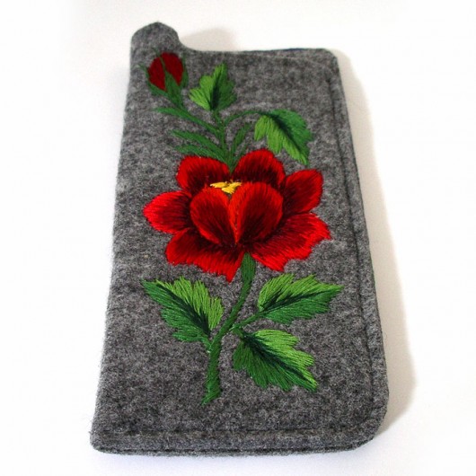 ETUI na okulary (Art Embroidery Designs) na ludowo