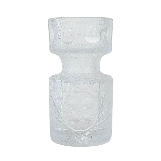 wazony Wazon szklany, skandynawski design, lata 60, produkcja: Dania