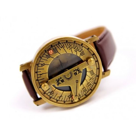 ASTONE WRIST SUNDIAL II (brown) DROBINY CZASU