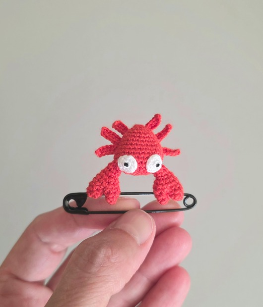 broszki Krab przypinka, broszka