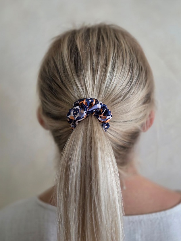 gumki do włosów Gumka jedwabna, scrunchie, frotka wild spots MINI