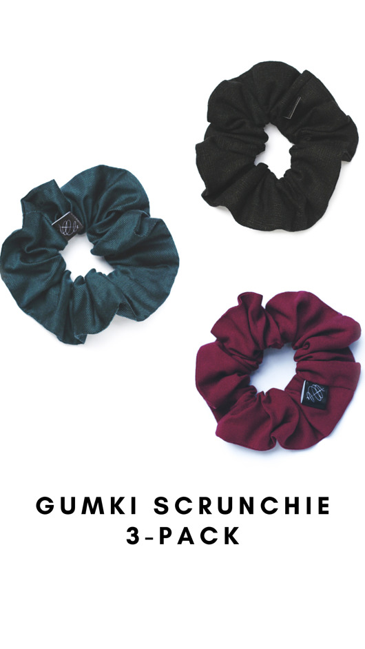 Gumki SCRUNCHIE 3-pack TWISTED FORM