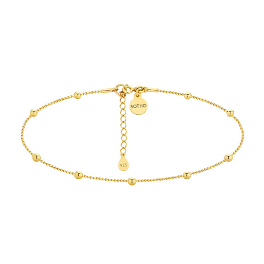 Złoty choker z kuleczkami SOTHO