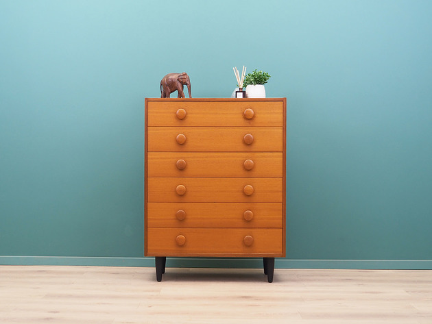 komody i szafki Komoda tekowa, duński design, lata 60, produkcja: Dania
