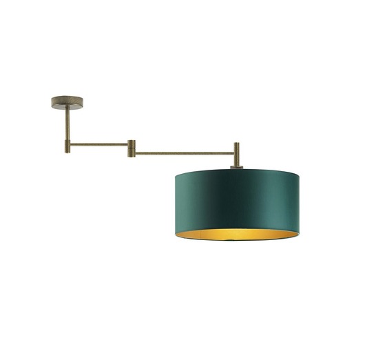 plafony Złota lampa sufitowa do kuchni w stylu glamour RANGUN GOLD
