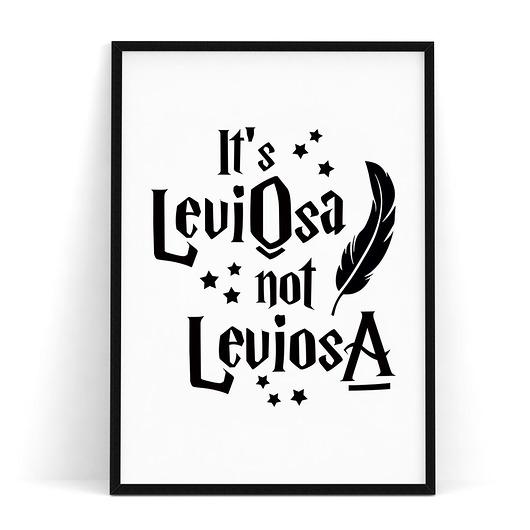 Plakat dziecięcy LEVIOSA HARRY POTTER trochę na ścianę