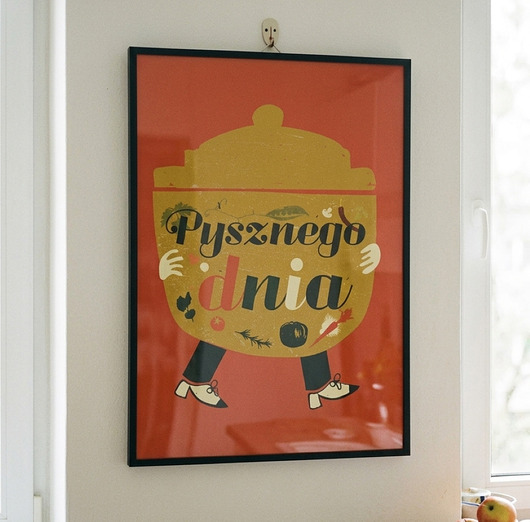 plakaty Plakat kucharz i smaki 50x70