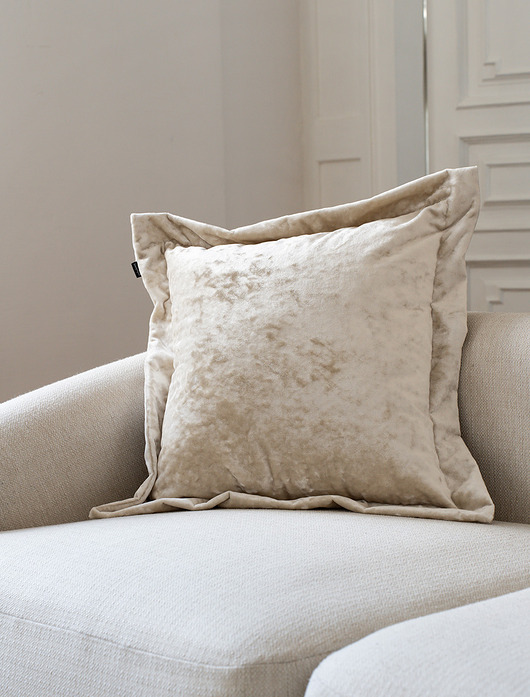 poduszki plecione Scala perłowa duża poduszka dekoracyjna 60x60 Prestige Line