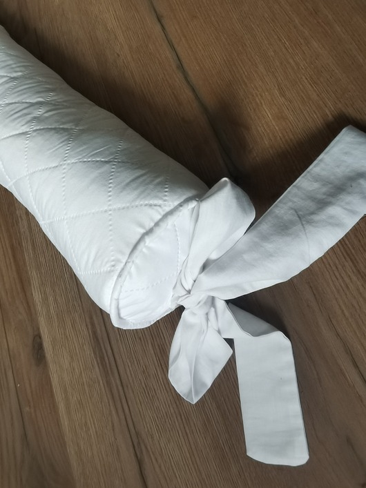 akcesoria do łóżeczek Ochraniacz do łóżeczka, poduszka typu wałek  60x12 cm (kolory, tkaniny)