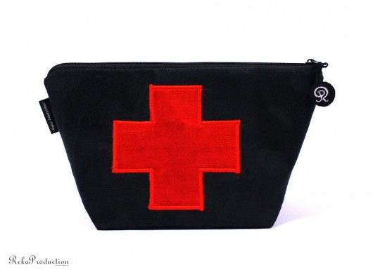 kosmetyczki kosmetyczka ::first-aid czarna::