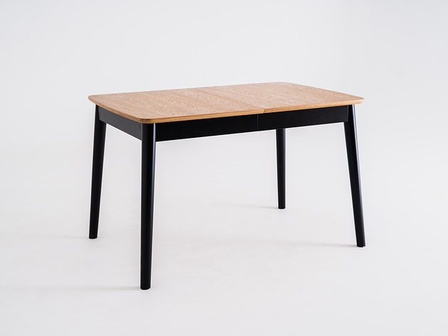 meble - stoły i stoliki - stoły Stół rozkładany ANTON 120x80 - dąb, czarny