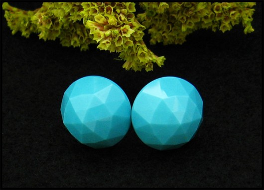 LUXURY- kryształ Swarovski Rose Cut Turquoise Little Dreamer