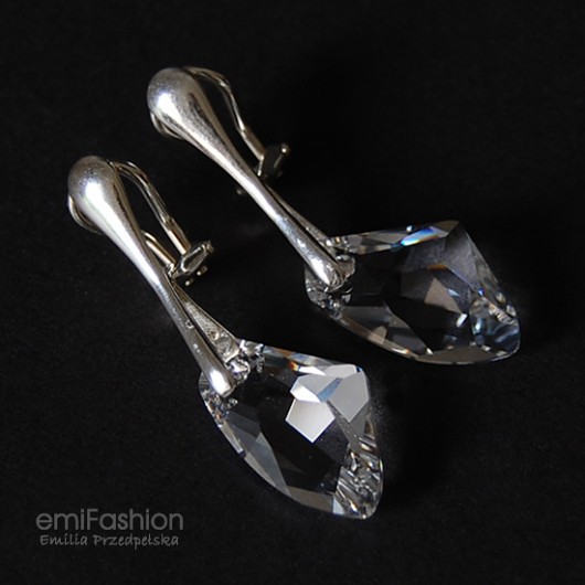 Galactic Vertical Crystal - klipsy  MAREMI Jewelry