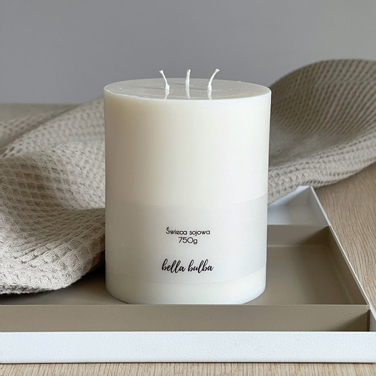 świeczniki i świece Świeca z wosku sojowego 750g