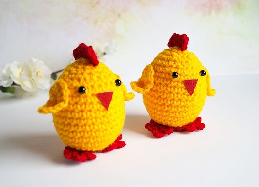 jajka wielkanocne 2 kurczaczki wielanocne