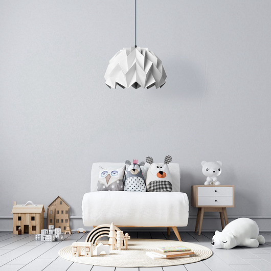 lampy wiszące Lampa wisząca origami ICEBERG L biała
