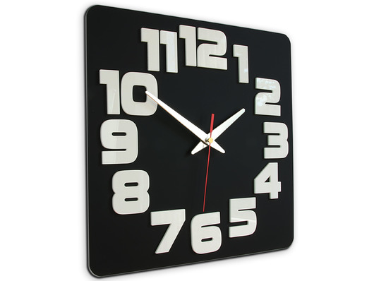 Zegar ścienny Logic Czarno-Biały 30cm ModernClock
