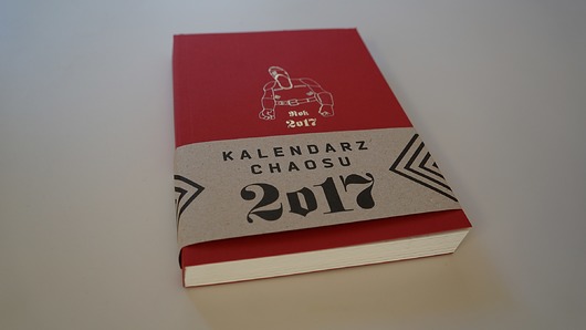   Kalendarz Chaosu 2017 z rysunkami Antka Wajdy Tajne Komplety