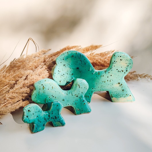 figurki i rzeźby Ceramiczny Konik średni dekoracyjny