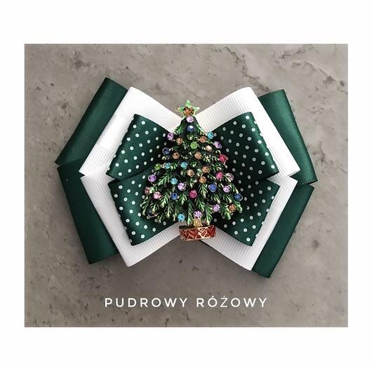 broszki Świąteczna Brosza z Choinką NEW Mikołajki