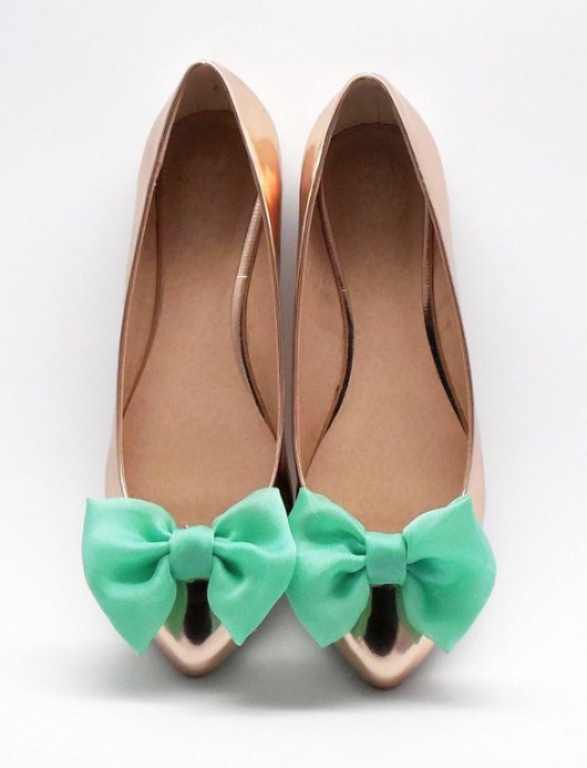 Mint Bow - klipsy do butów Coquet Coquet