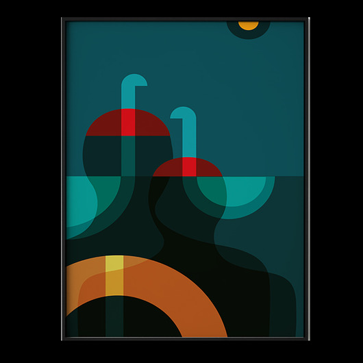 grafiki i ilustracje BALTIC MELANCHOLY V 70X100