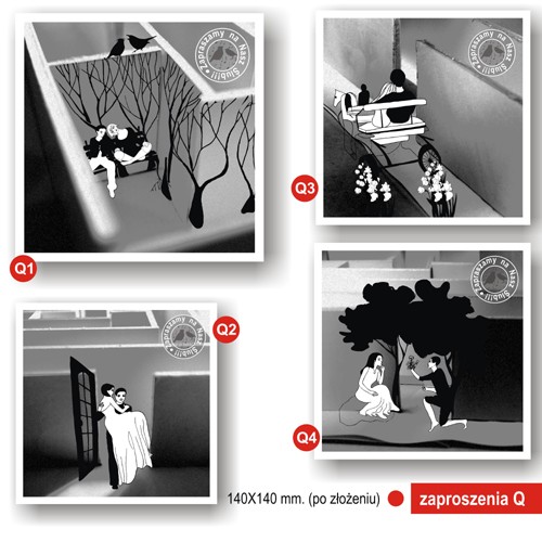 Zaproszenia Ślubne z Autorską Ilustracją Parallel World