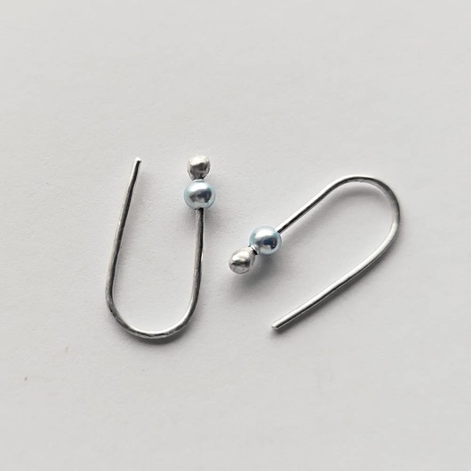 kolczyki z kamieniami Kolczyki OKRĄG