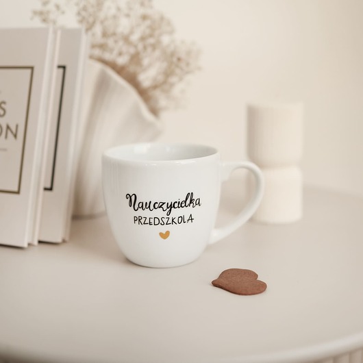 kubki Kubek 300 ml - Nauczycielka przedszkola ZŁOTE SERCE