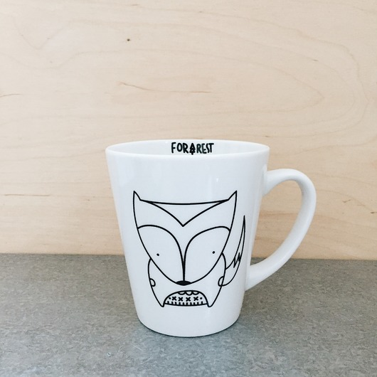 kubki lis  kubek 400 ml