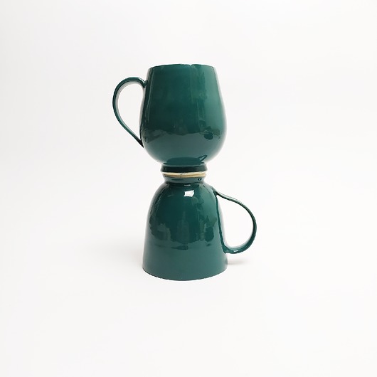 Kubek KALDO i FREDO,morski MANOceramics