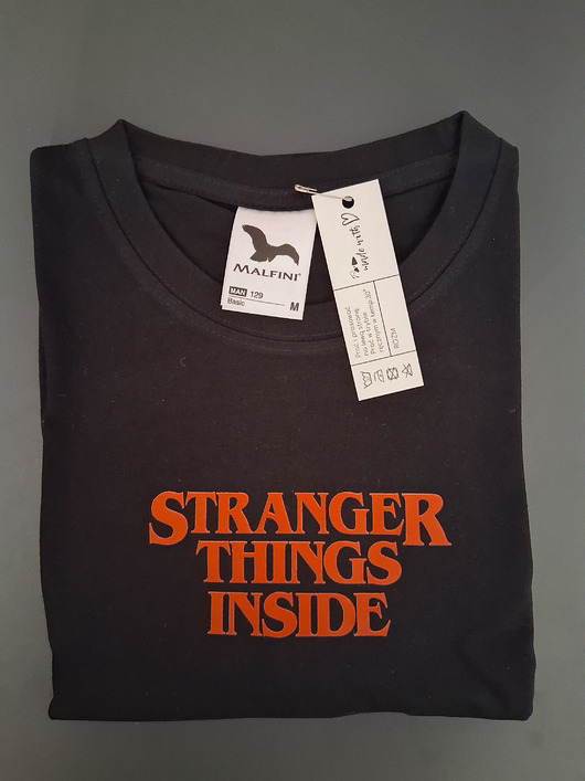 t-shirty męskie Koszulka męska z krótkim rękawkiem/ Rozmiar M / Stranger Things Inside
