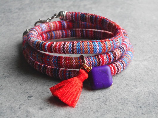potrójna boho bransoletka IV Lahovska
