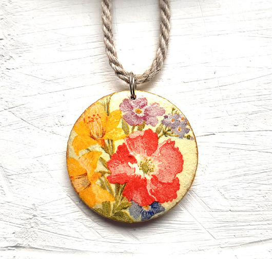 wisiory Wisior Bukiet kwiatów