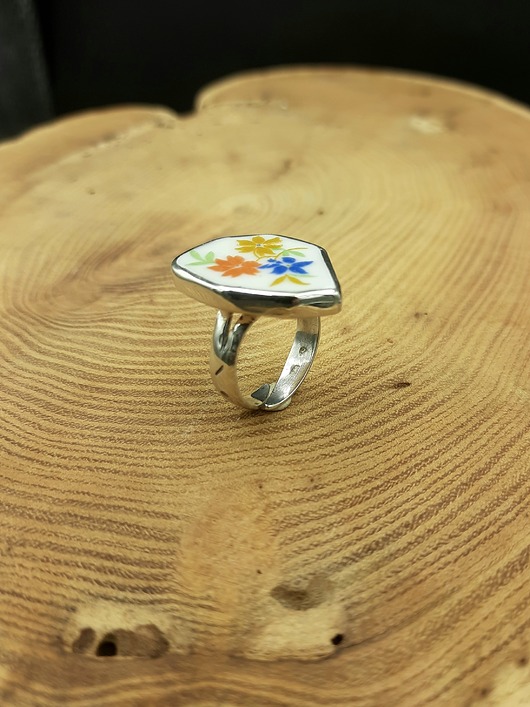 pierścionki srebrne Pierścionek Spotkanie