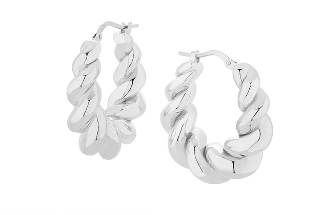 Kolczyki srebrne Bagel Loops Silver M Alicja&Maria Jewellery