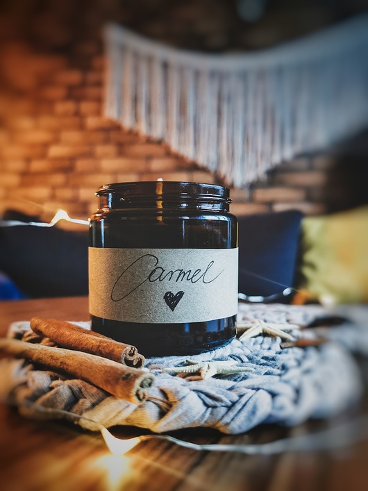 Świeca sojowa 60 ml wegańska ekologiczna Hygge Macrame