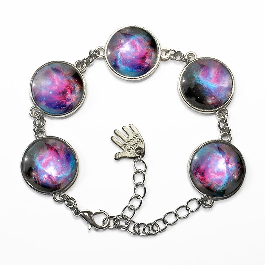 Bransoletka - FIOLETOWA NEBULA EGGinEGG