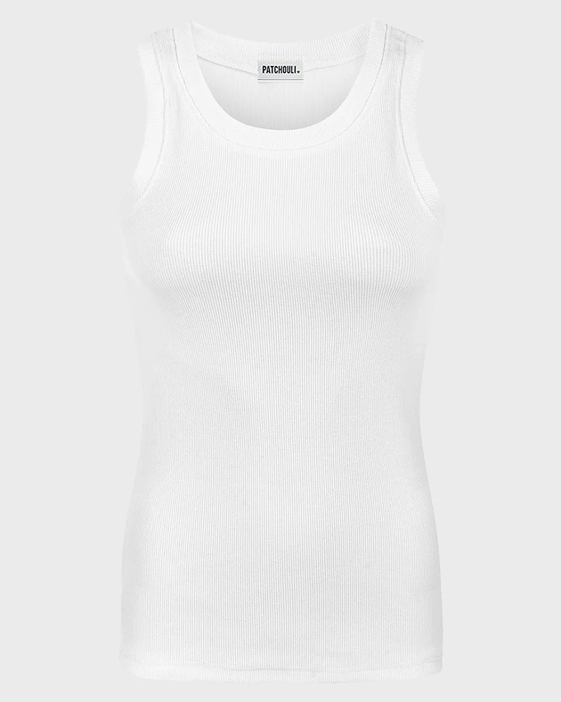 topy damskie Bokserka Bra white organic
