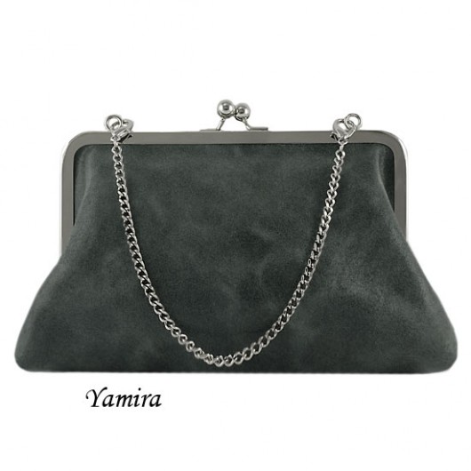Torebka :: classic graphite leather :: yamira