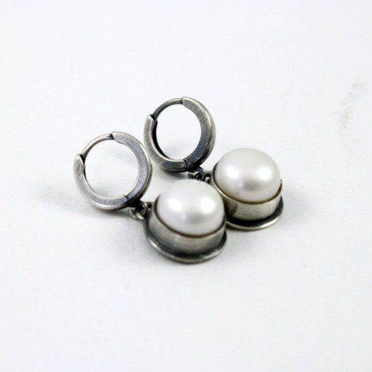 kolczyki wire wrapping Klasyki Midi