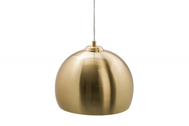 lampy wiszące Lampa wisząca Ball złota 30cm kula