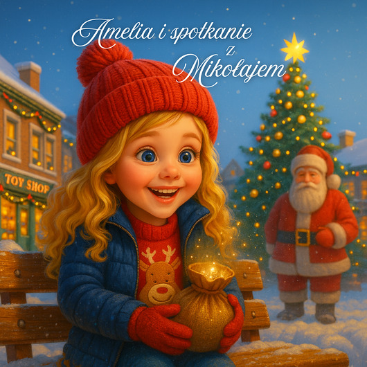 książeczki dla dzieci "Spotkanie z Mikołajem" książeczka personalizowana