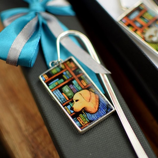 Zakładka z psem - Labrador biblioteczny Hundred Bookmarks