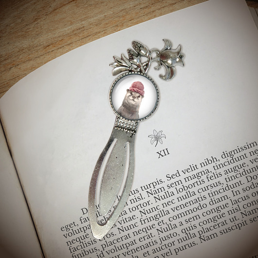 zakładki do książek Zakładka do książki - Wydra - lilia