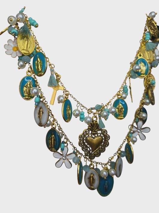 złote naszyjniki Wiosenne serce