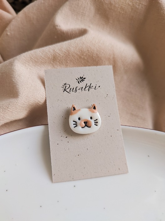 przypinki Pin kotek, kot syberyjski neva masquerade, ragdoll, przypinka dla kociary