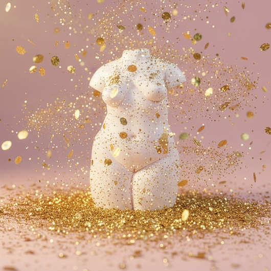 figurki i rzeźby Biżuteria do domu - Rzeźba Nowa Wenus. Naga - złote piegi, złota mika